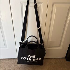 Marc Jacobs Black Crossbody Tote Bag